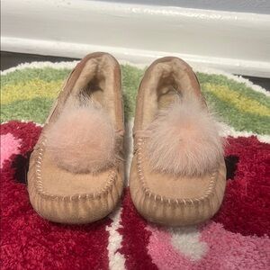 Women's Pink UGG Moccasin Slippers